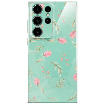 ONEFLOW Flower Cover Samsung Galaxy S24 Ultra Blumen Muster – Mint Blossom ONEFLOW Flower Cover Samsung Galaxy S24 Ultra Blumen Muster – Mint Blossom