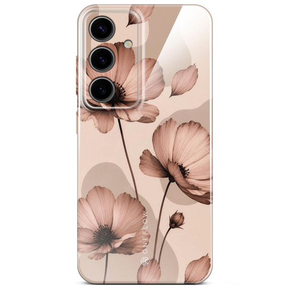 ONEFLOW Flower Cover Samsung Galaxy S24 Blumen Muster – Weiteres Produktbild 1