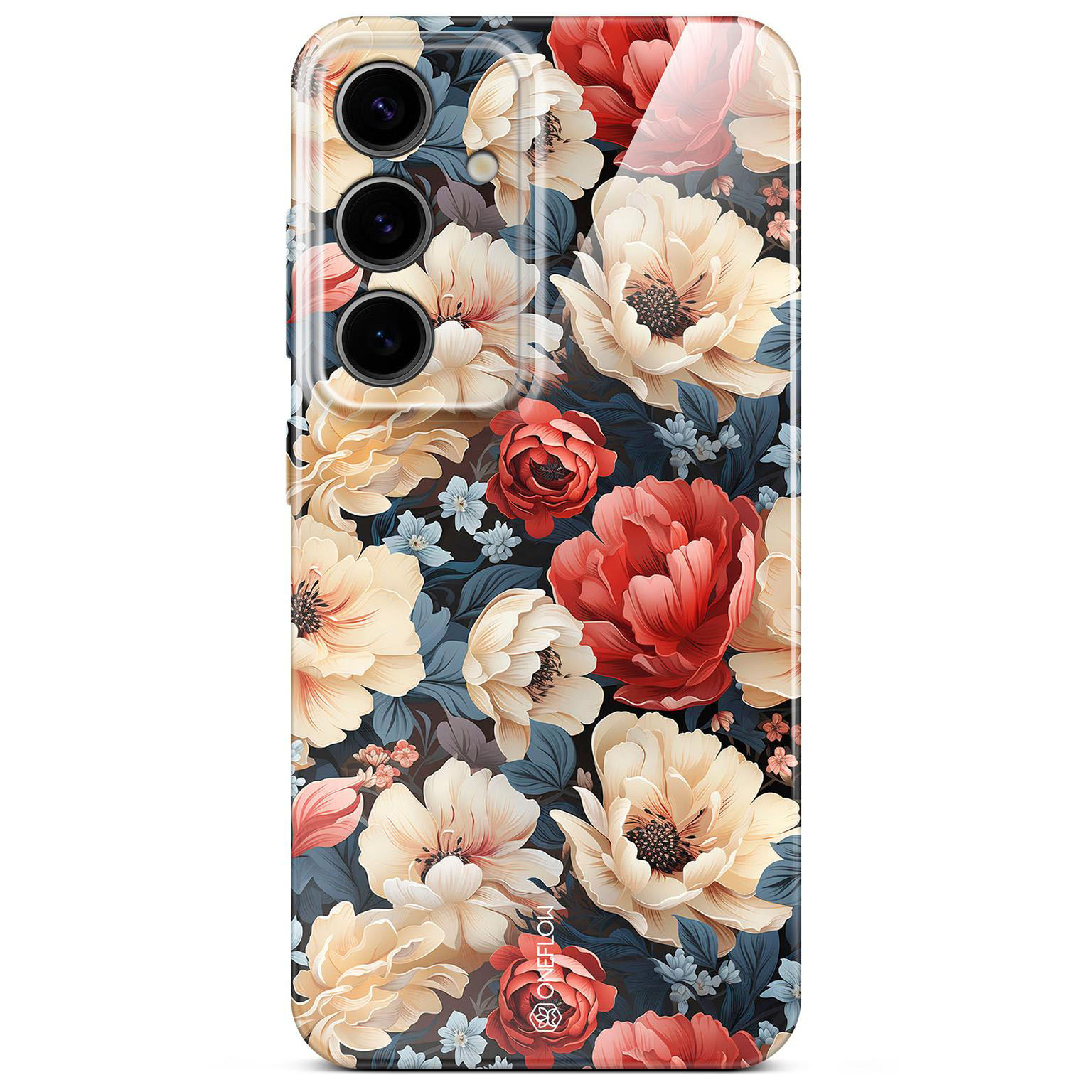 ONEFLOW Flower Cover Samsung Galaxy S24 Blumen Muster – Weiteres Produktbild 1 ONEFLOW Flower Cover Samsung Galaxy S24 Blumen Muster – Weiteres Produktbild 1