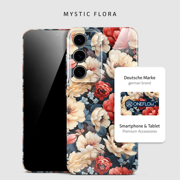 ONEFLOW Flower Cover Samsung Galaxy S24 Blumen Muster – Weiteres Produktbild 4