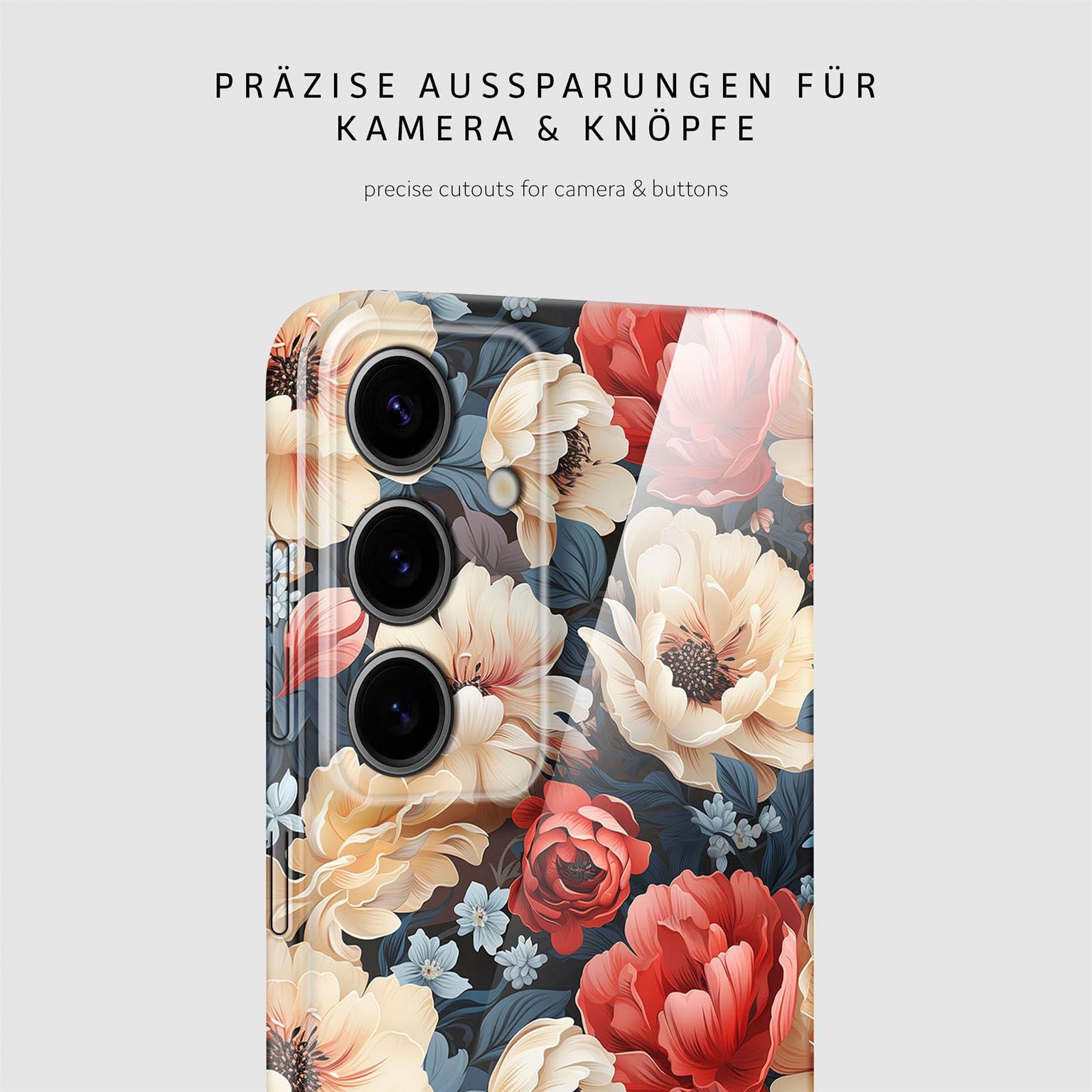 ONEFLOW Flower Cover Samsung Galaxy S24 Blumen Muster – Weiteres Produktbild 7 ONEFLOW Flower Cover Samsung Galaxy S24 Blumen Muster – Weiteres Produktbild 7