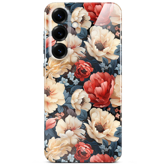 ONEFLOW Flower Cover Samsung Galaxy S25 FE Blumen Muster – Weiteres Produktbild 1