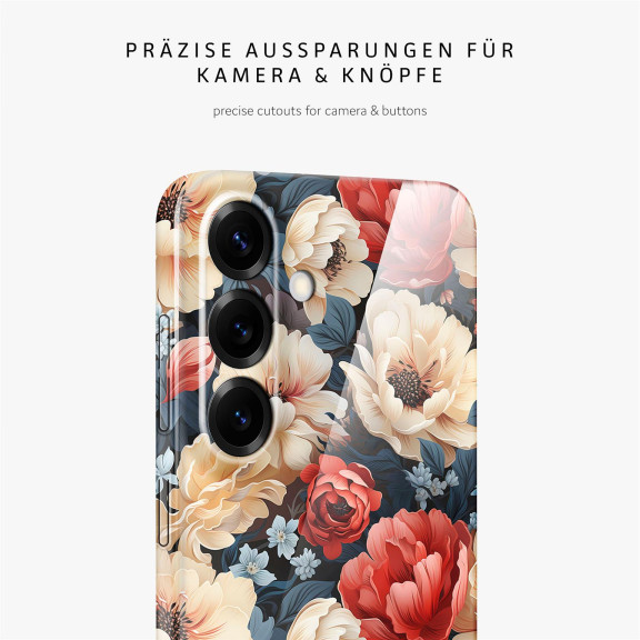 ONEFLOW Flower Cover Samsung Galaxy S25 FE Blumen Muster – Weiteres Produktbild 7