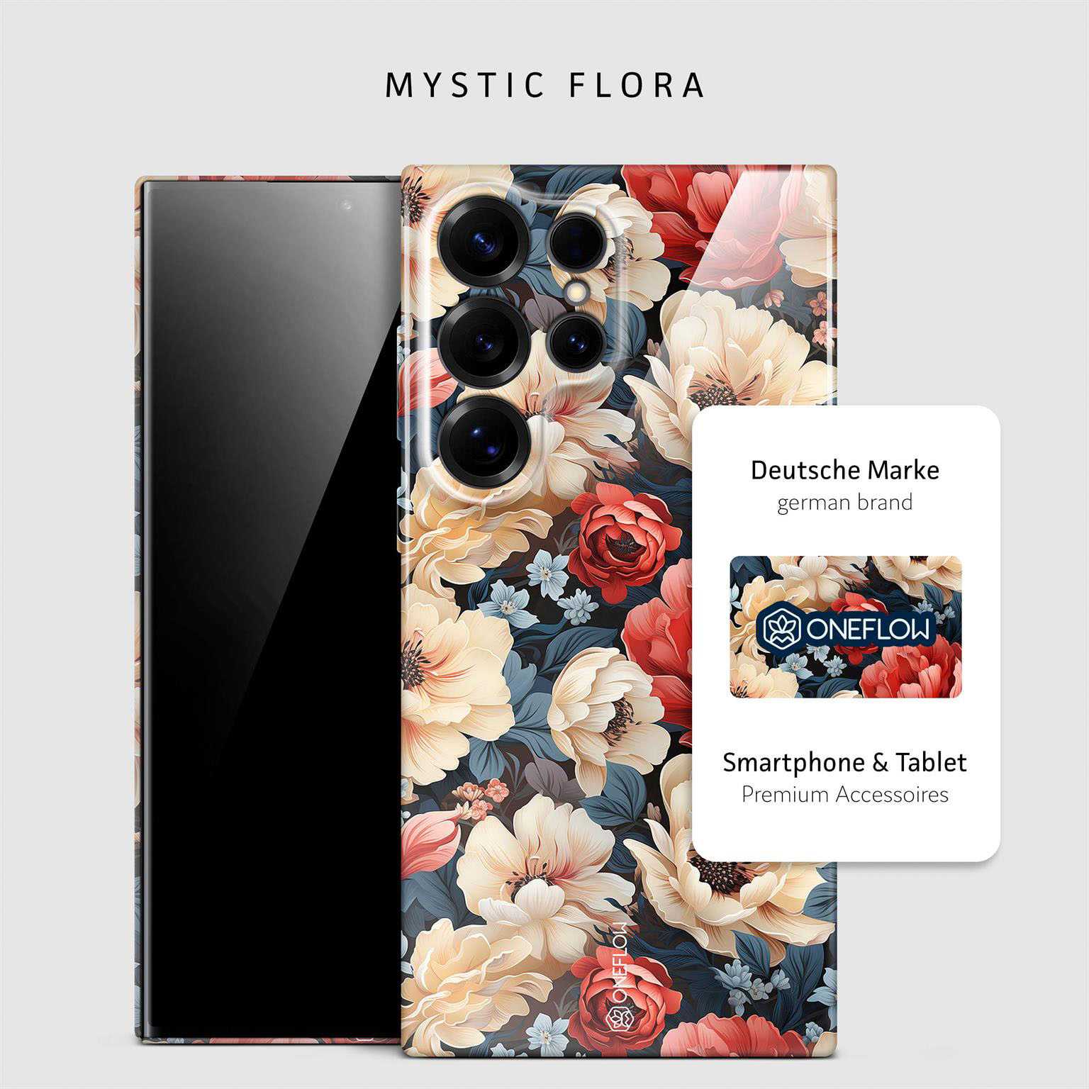 ONEFLOW Flower Cover Samsung Galaxy S25 Ultra Blumen Muster – Weiteres Produktbild 4 ONEFLOW Flower Cover Samsung Galaxy S25 Ultra Blumen Muster – Weiteres Produktbild 4