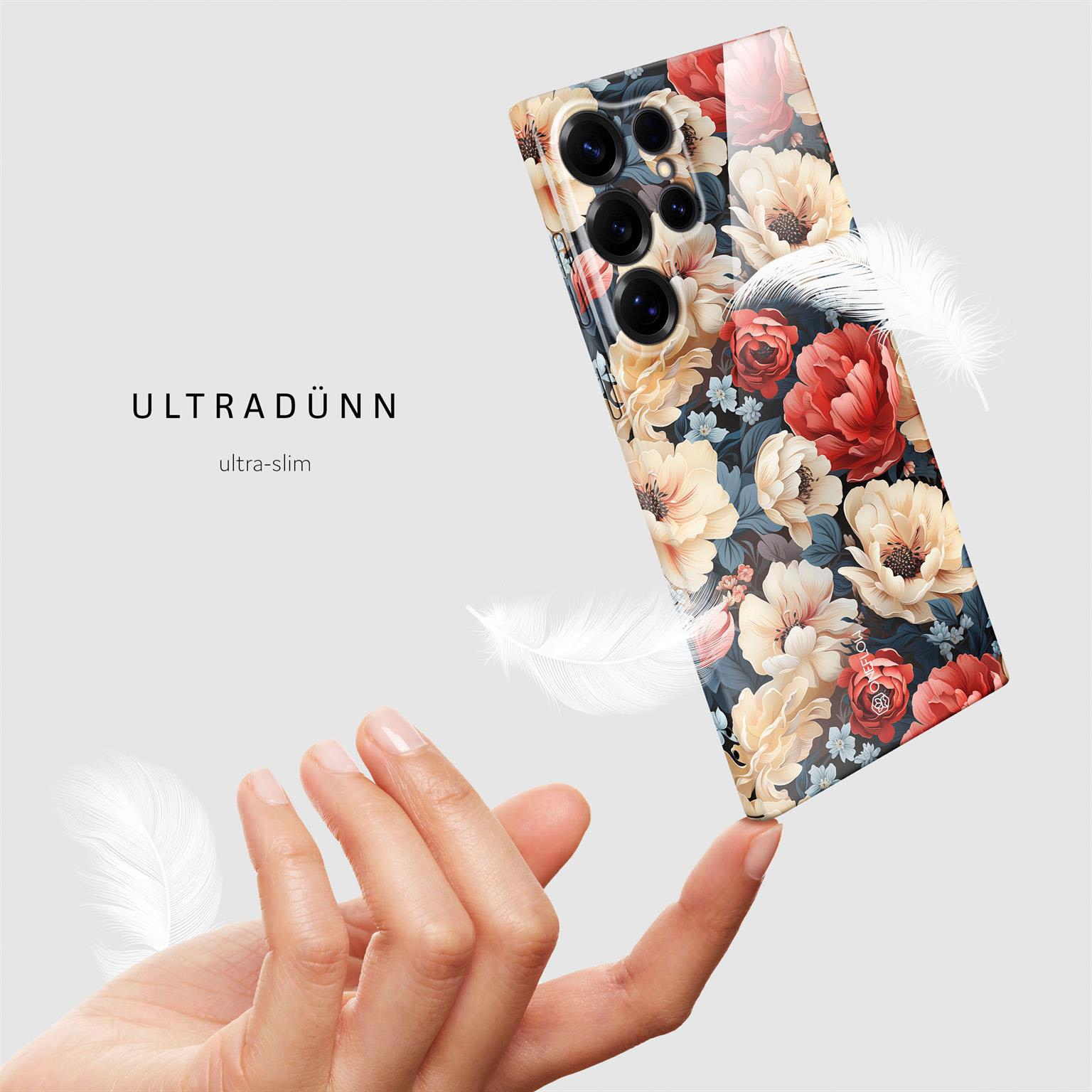 ONEFLOW Flower Cover Samsung Galaxy S25 Ultra Blumen Muster – Weiteres Produktbild 5 ONEFLOW Flower Cover Samsung Galaxy S25 Ultra Blumen Muster – Weiteres Produktbild 5
