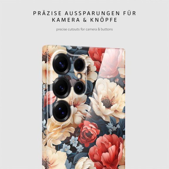 ONEFLOW Flower Cover Samsung Galaxy S25 Ultra Blumen Muster – Weiteres Produktbild 7