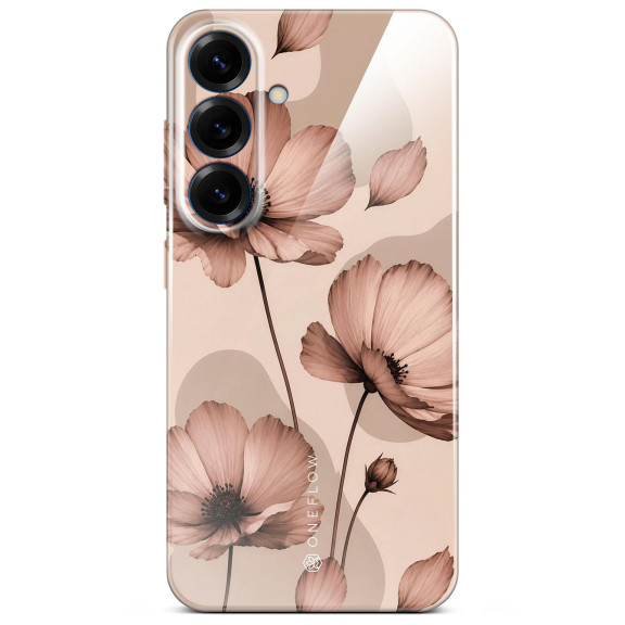 ONEFLOW Flower Cover Samsung Galaxy S25 Blumen Muster – Weiteres Produktbild 1