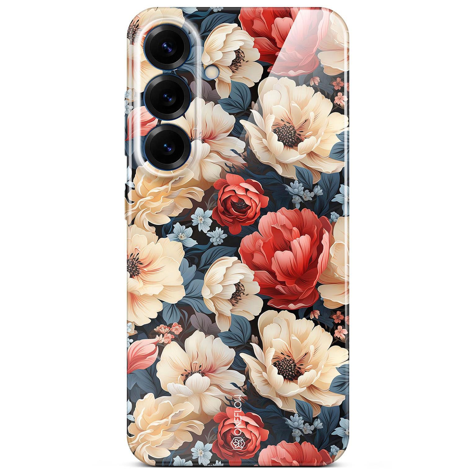 ONEFLOW Flower Cover Samsung Galaxy S25 Blumen Muster – Weiteres Produktbild 1 ONEFLOW Flower Cover Samsung Galaxy S25 Blumen Muster – Weiteres Produktbild 1