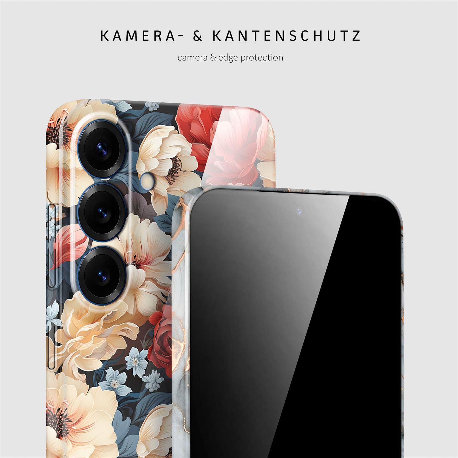 ONEFLOW Flower Cover Samsung Galaxy S25 Blumen Muster – Weiteres Produktbild 2 ONEFLOW Flower Cover Samsung Galaxy S25 Blumen Muster – Weiteres Produktbild 2
