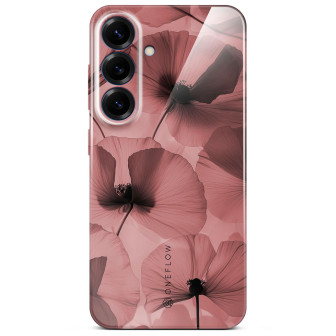 ONEFLOW ONEFLOW Flower Cover Samsung Galaxy S25 Blumen Muster – Crimson Whisper