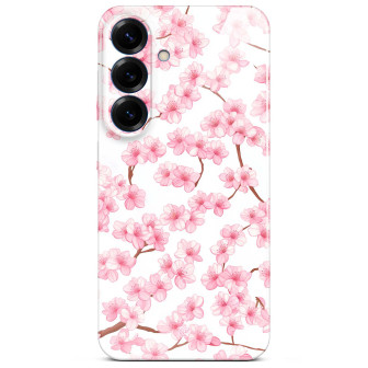 ONEFLOW ONEFLOW Flower Cover Samsung Galaxy S25 Blumen Muster – Sakura Breeze