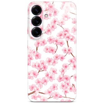 ONEFLOW ONEFLOW Flower Cover Samsung Galaxy S25 Blumen Muster – Sakura Breeze