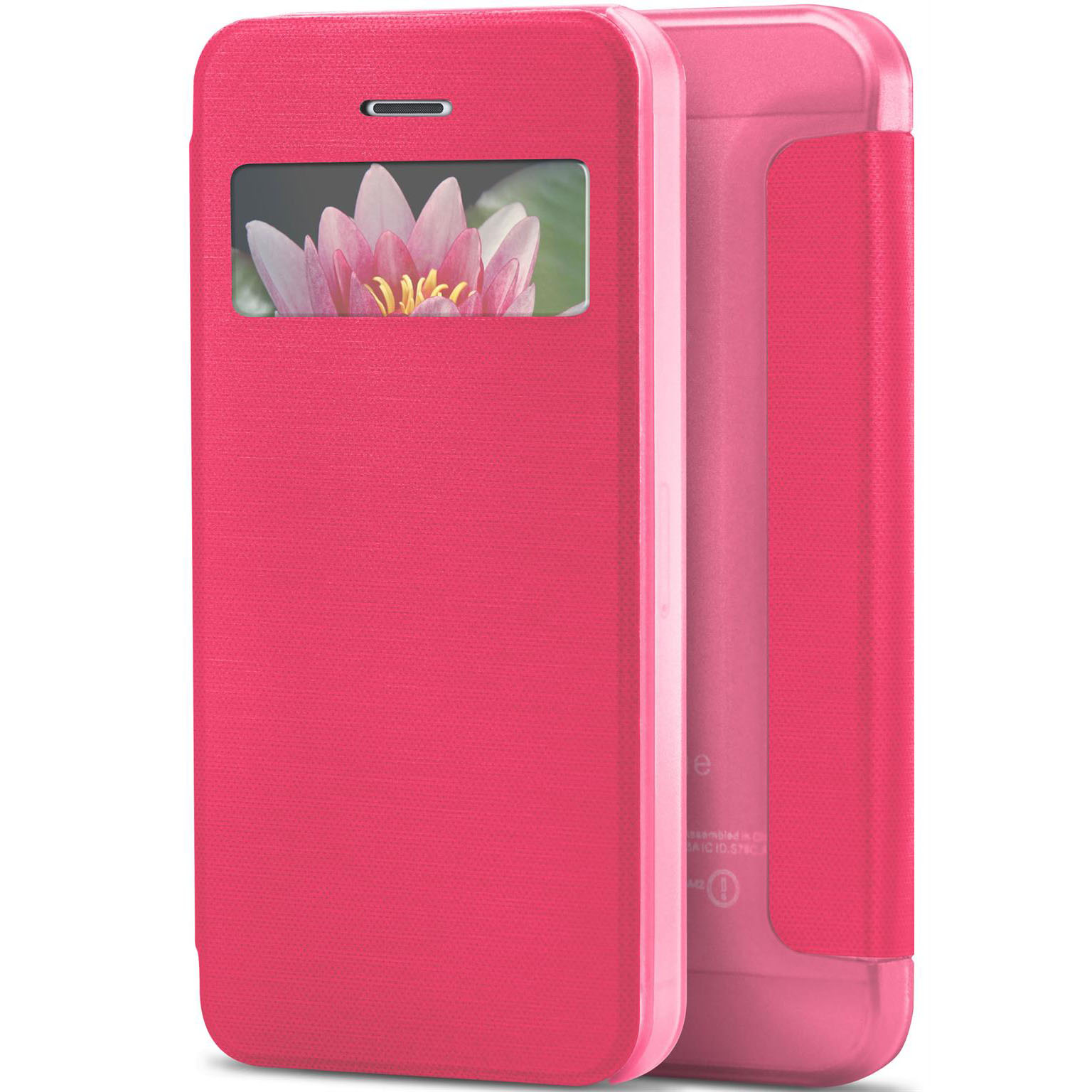 moex Focus Case für iPhone 5s – Klapphülle mit Sichtfenster – Handytasche mit Rundumschutz – undefined