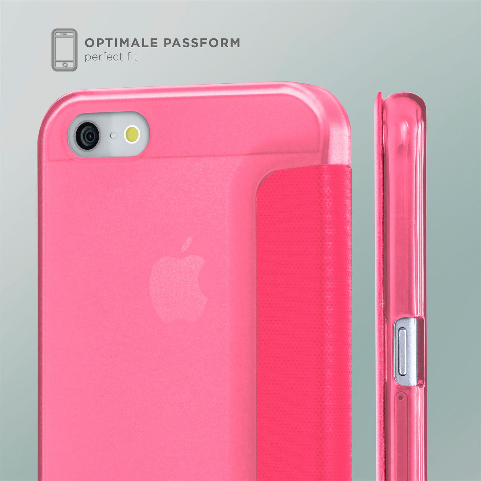 moex Focus Case für iPhone 5s – Klapphülle mit Sichtfenster – Handytasche mit Rundumschutz – Weiteres Produktbild 5