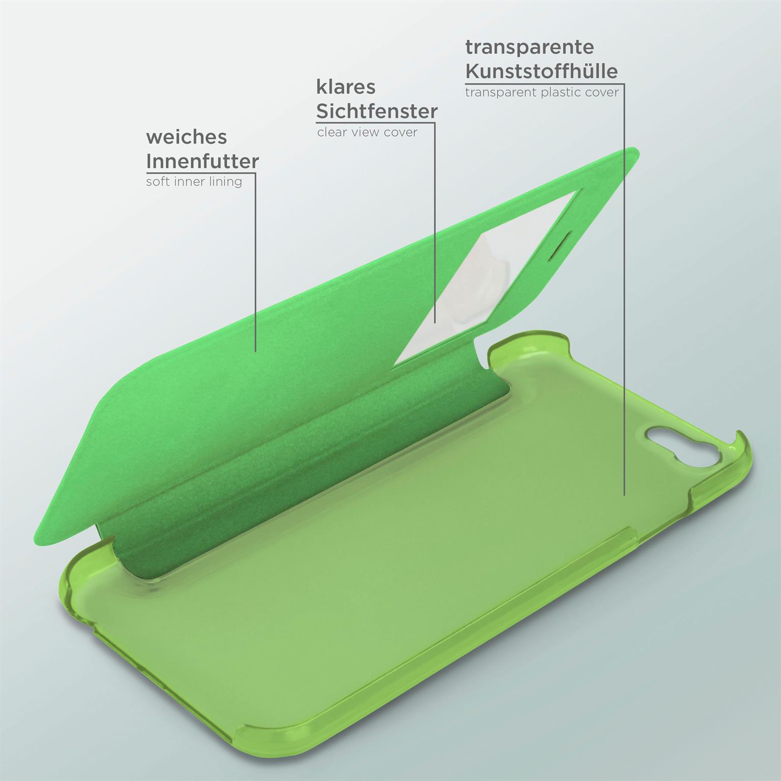 moex Focus Case für iPhone 6 – Klapphülle mit Sichtfenster – Handytasche mit Rundumschutz – Weiteres Produktbild 3