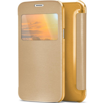 moex Focus Case für iPhone 6s – Klapphülle mit Sichtfenster – Handytasche mit Rundumschutz – Rising Sun moex Focus Case für iPhone 6s – Klapphülle mit Sichtfenster – Handytasche mit Rundumschutz – Rising Sun