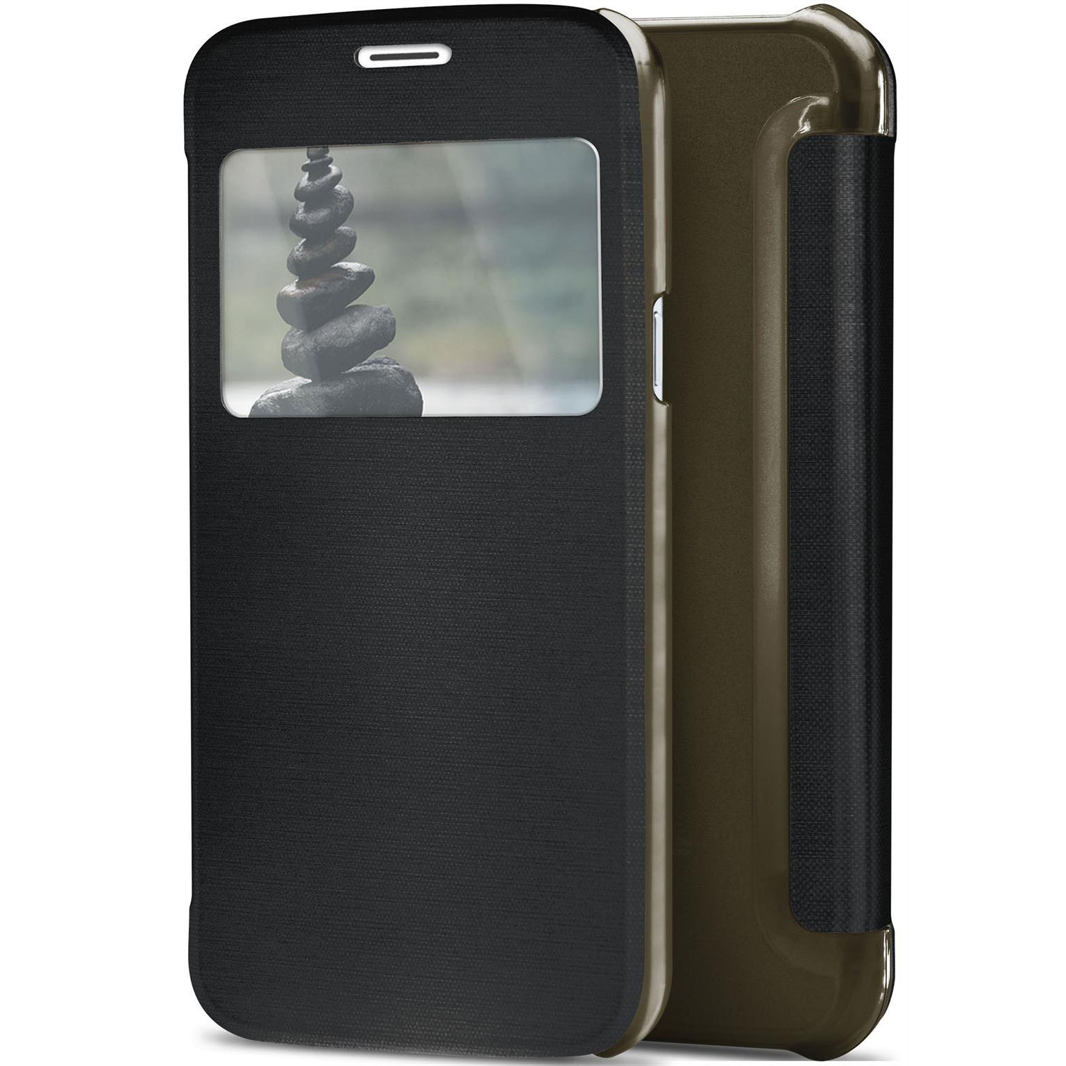 moex Focus Case für iPhone 6s – Klapphülle mit Sichtfenster – Handytasche mit Rundumschutz – Weiteres Produktbild 1