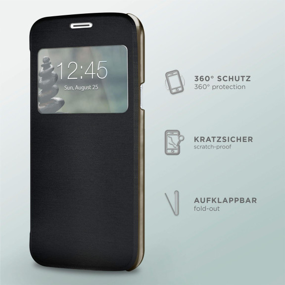 moex Focus Case für iPhone 6s – Klapphülle mit Sichtfenster – Handytasche mit Rundumschutz – Weiteres Produktbild 2 moex Focus Case für iPhone 6s – Klapphülle mit Sichtfenster – Handytasche mit Rundumschutz – Weiteres Produktbild 2