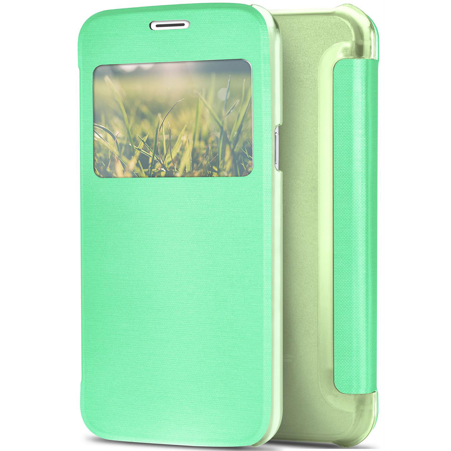 moex Focus Case für iPhone 8 Plus – Klapphülle mit Sichtfenster – Handytasche mit Rundumschutz – undefined