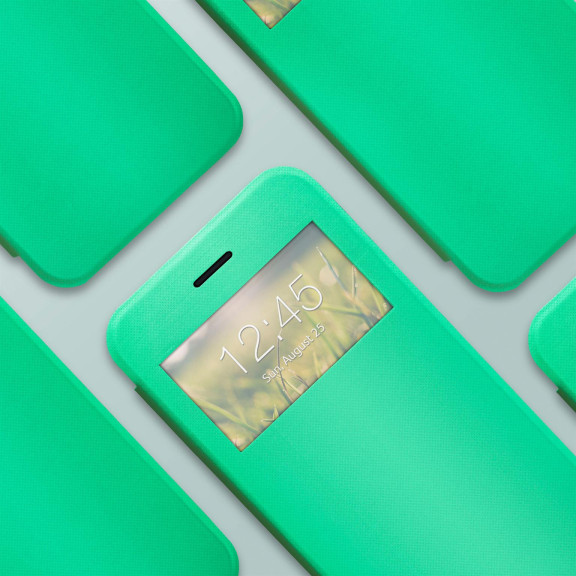 moex Focus Case für iPhone SE (2016) – Klapphülle mit Sichtfenster – Handytasche mit Rundumschutz – Weiteres Produktbild 6