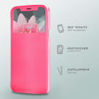 moex Focus Case für iPhone X – Klapphülle mit Sichtfenster – Handytasche mit Rundumschutz – Produktbild 2