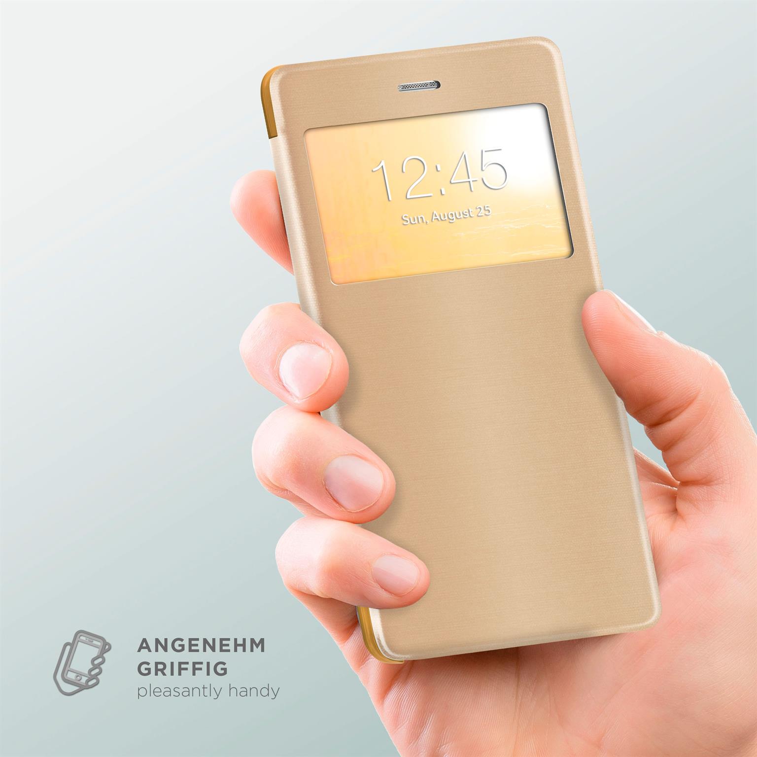 moex Focus Case für Huawei P10 – Klapphülle mit Sichtfenster – Handytasche mit Rundumschutz – Weiteres Produktbild 3 moex Focus Case für Huawei P10 – Klapphülle mit Sichtfenster – Handytasche mit Rundumschutz – Weiteres Produktbild 3