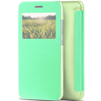 moex Focus Case für Huawei P10 – Klapphülle mit Sichtfenster – Handytasche mit Rundumschutz – Serenity moex Focus Case für Huawei P10 – Klapphülle mit Sichtfenster – Handytasche mit Rundumschutz – Serenity