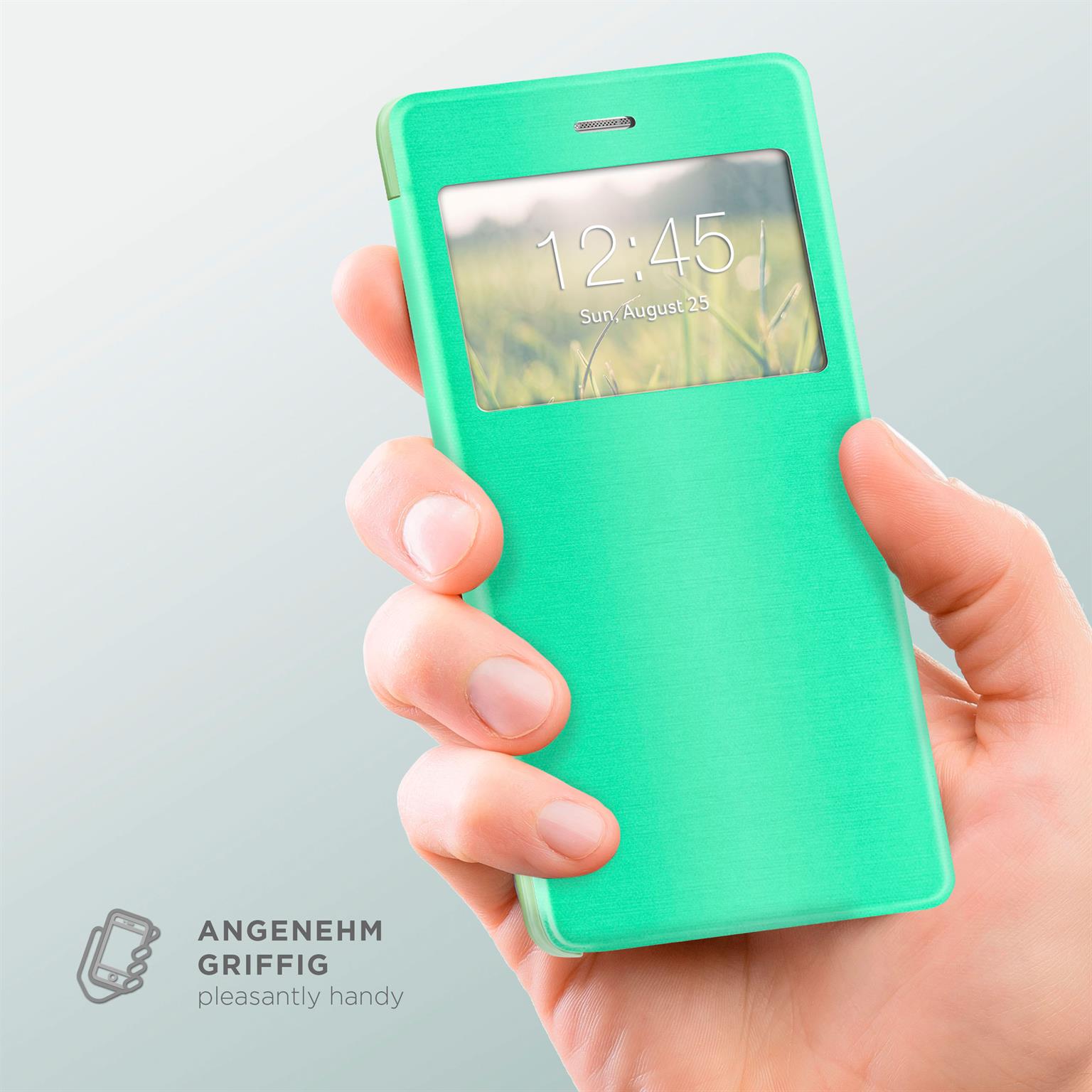 moex Focus Case für Huawei P10 – Klapphülle mit Sichtfenster – Handytasche mit Rundumschutz – Weiteres Produktbild 3 moex Focus Case für Huawei P10 – Klapphülle mit Sichtfenster – Handytasche mit Rundumschutz – Weiteres Produktbild 3