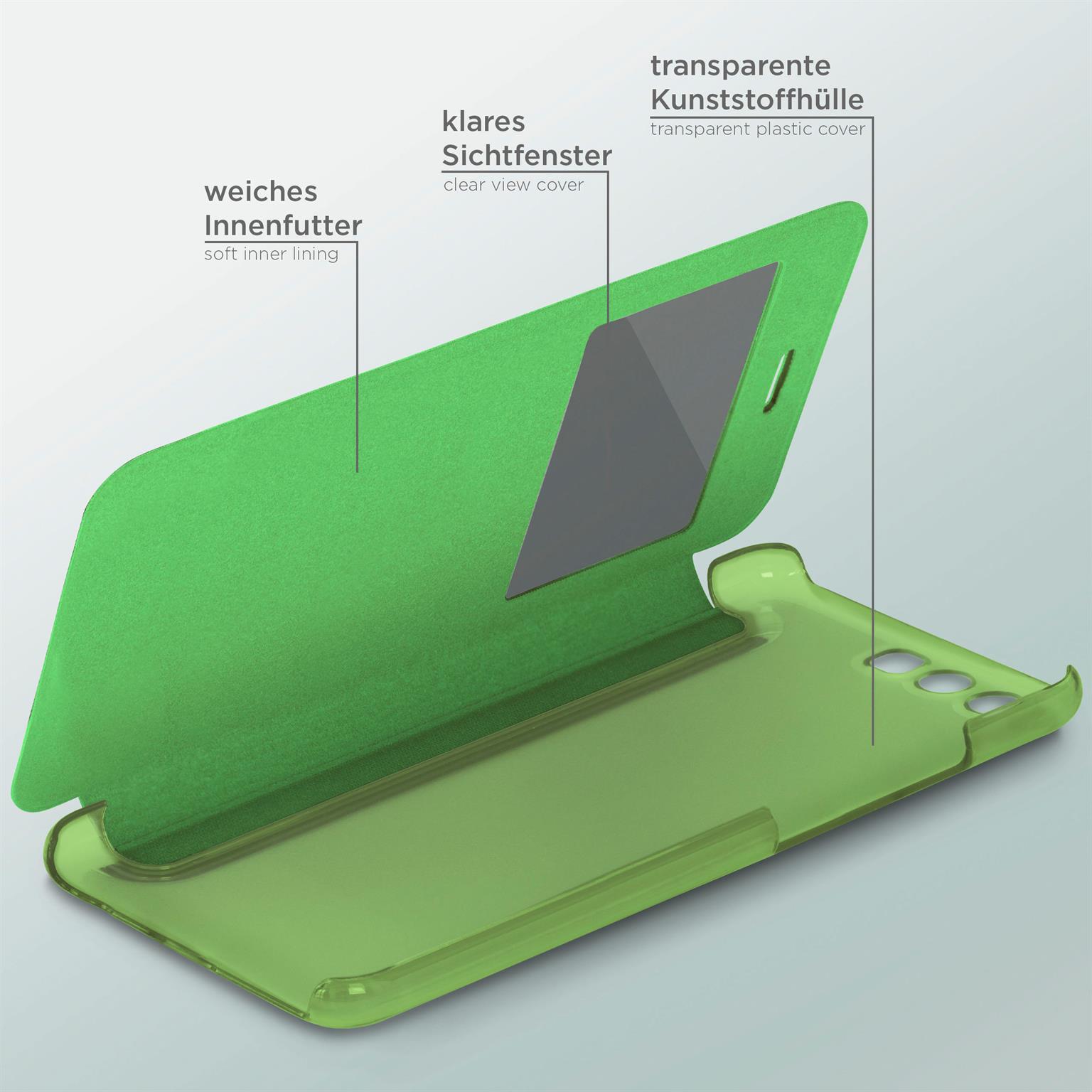 moex Focus Case für Huawei P10 – Klapphülle mit Sichtfenster – Handytasche mit Rundumschutz – Weiteres Produktbild 3