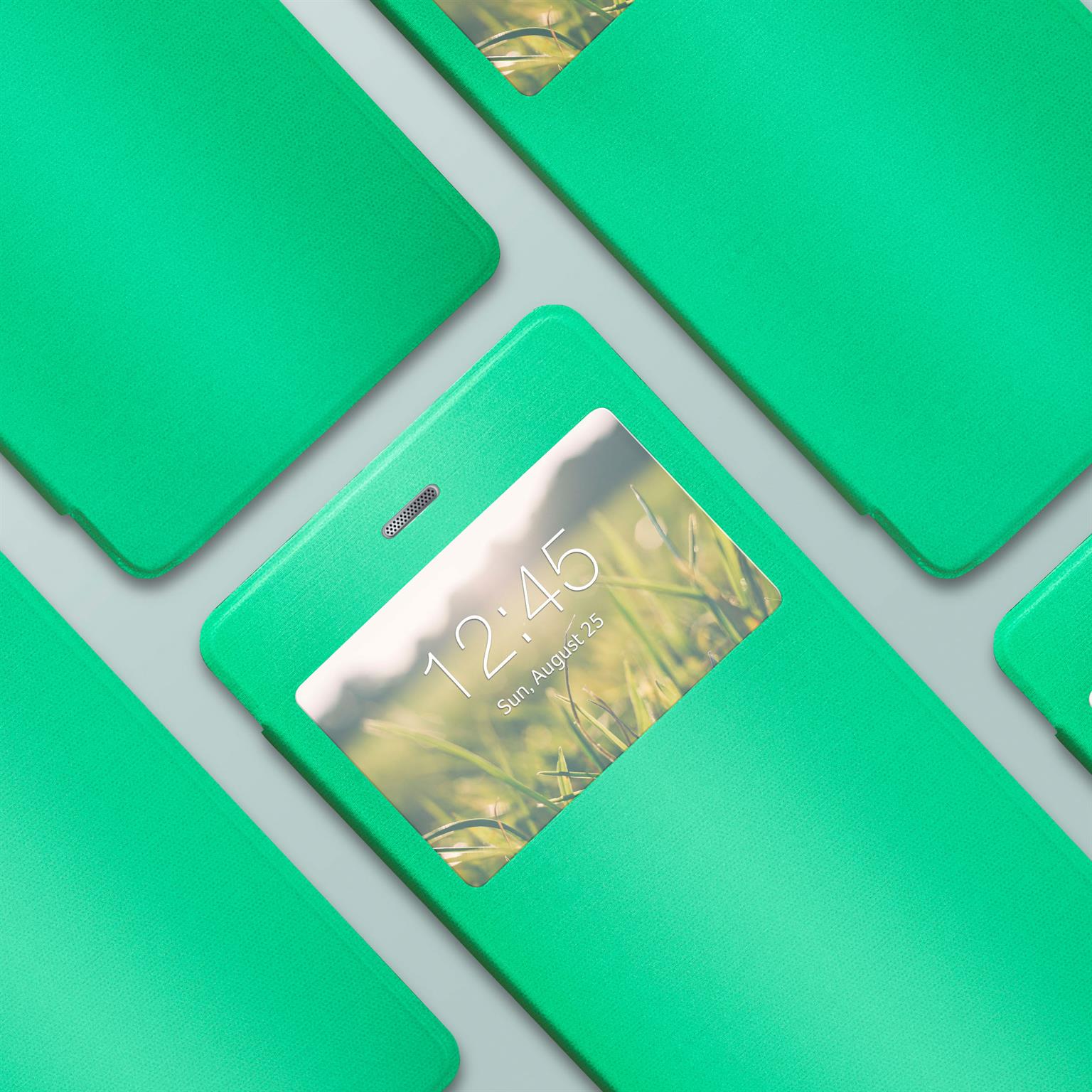 moex Focus Case für Huawei P10 – Klapphülle mit Sichtfenster – Handytasche mit Rundumschutz – Weiteres Produktbild 5