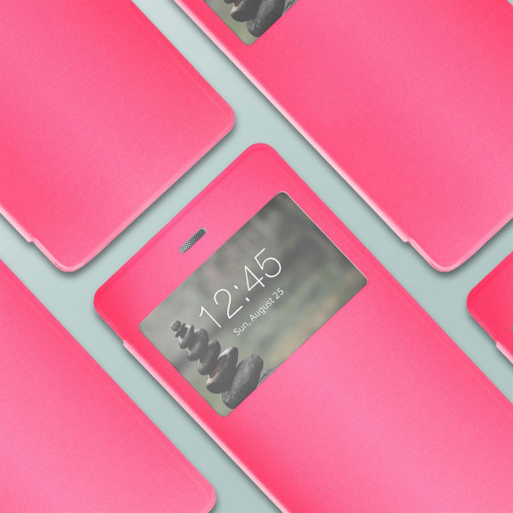 moex Focus Case für Huawei P10 – Klapphülle mit Sichtfenster – Handytasche mit Rundumschutz – Weiteres Produktbild 6