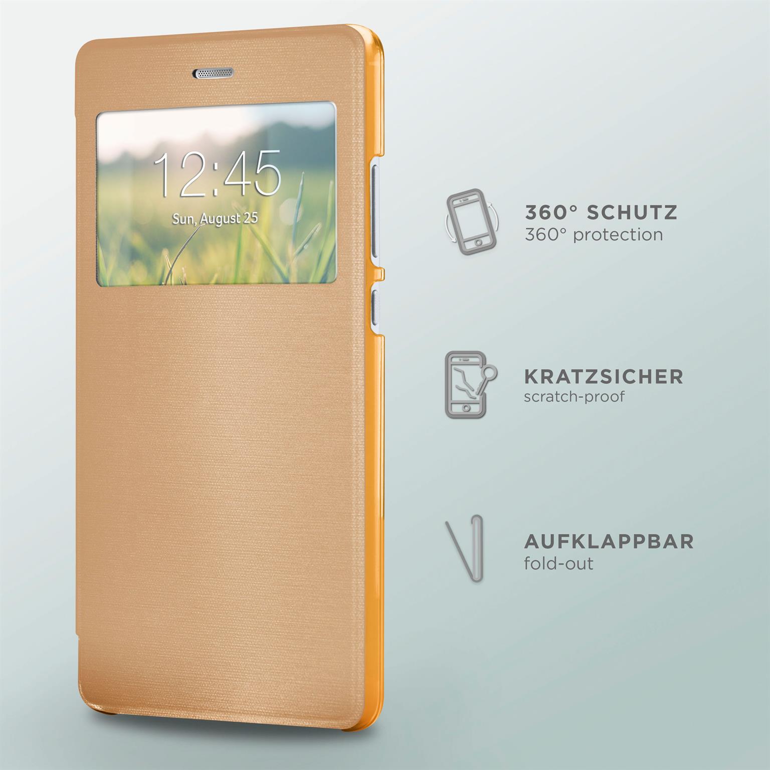 moex Focus Case für Huawei P9 – Klapphülle mit Sichtfenster – Handytasche mit Rundumschutz – Weiteres Produktbild 2 moex Focus Case für Huawei P9 – Klapphülle mit Sichtfenster – Handytasche mit Rundumschutz – Weiteres Produktbild 2