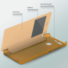 moex Focus Case für Huawei P9 – Klapphülle mit Sichtfenster – Handytasche mit Rundumschutz – Weiteres Produktbild 4