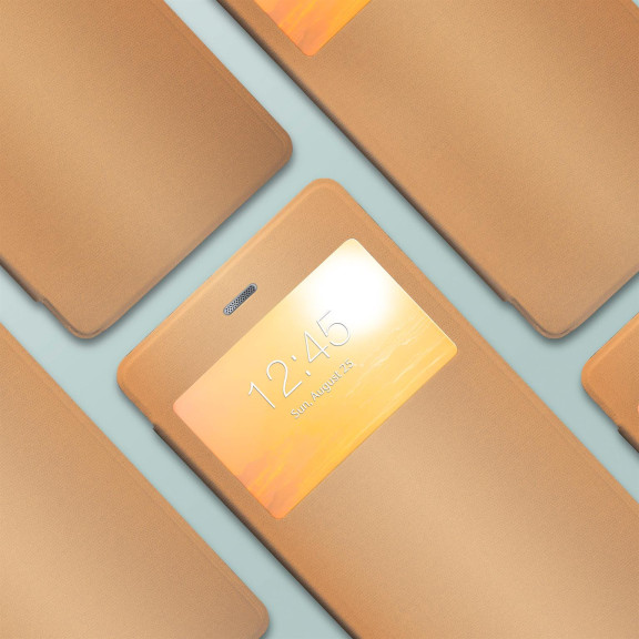 moex Focus Case für Huawei P9 – Klapphülle mit Sichtfenster – Handytasche mit Rundumschutz – Weiteres Produktbild 6