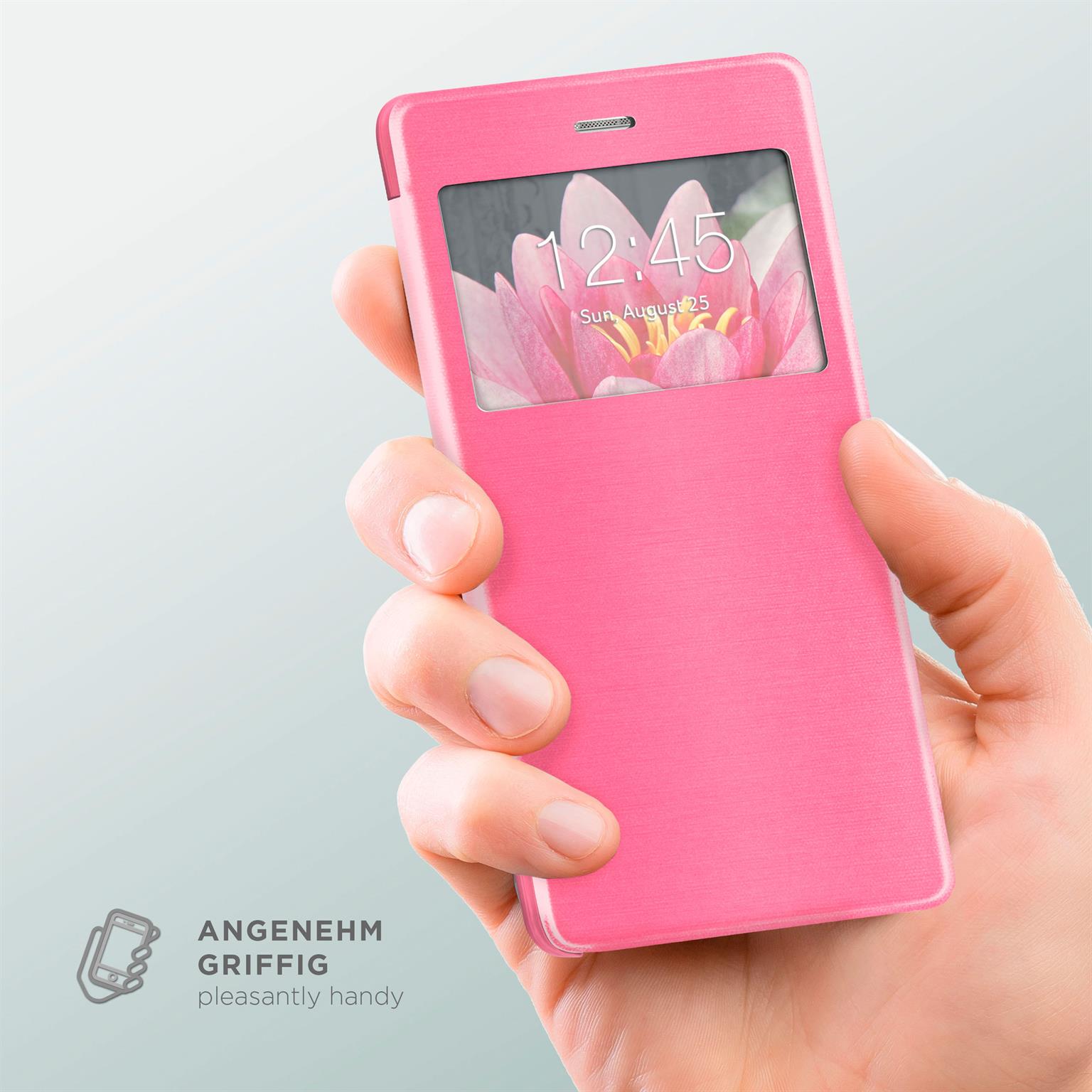 moex Focus Case für Huawei P9 – Klapphülle mit Sichtfenster – Handytasche mit Rundumschutz – Weiteres Produktbild 3 moex Focus Case für Huawei P9 – Klapphülle mit Sichtfenster – Handytasche mit Rundumschutz – Weiteres Produktbild 3