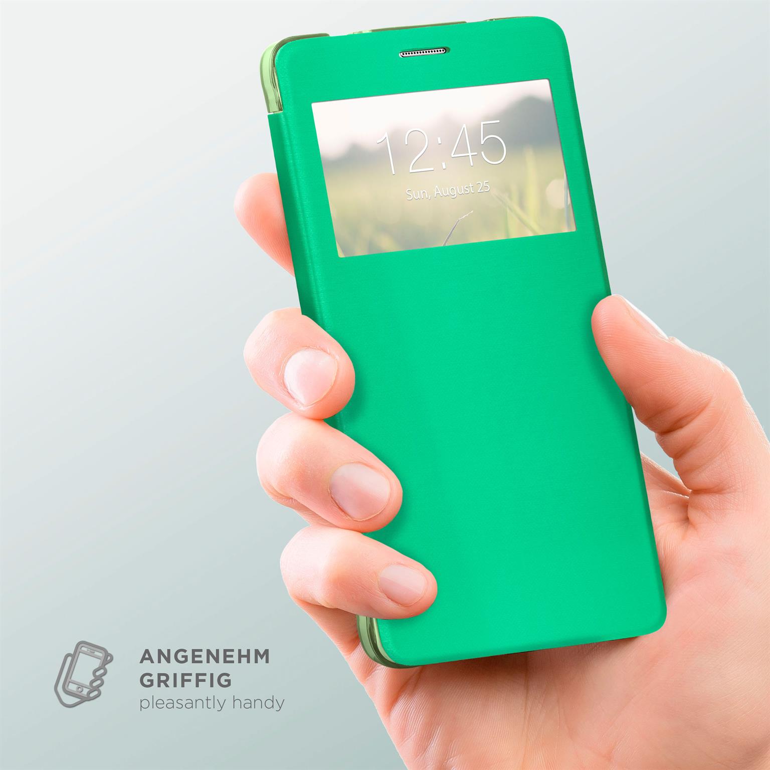 moex Focus Case für Samsung Galaxy A5 (2015) – Klapphülle mit Sichtfenster – Handytasche mit Rundumschutz – Weiteres Produktbild 3 moex Focus Case für Samsung Galaxy A5 (2015) – Klapphülle mit Sichtfenster – Handytasche mit Rundumschutz – Weiteres Produktbild 3