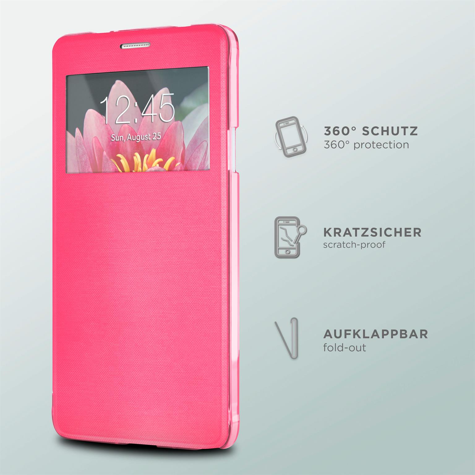 moex Focus Case für Samsung Galaxy A5 (2015) – Klapphülle mit Sichtfenster – Handytasche mit Rundumschutz – Weiteres Produktbild 2 moex Focus Case für Samsung Galaxy A5 (2015) – Klapphülle mit Sichtfenster – Handytasche mit Rundumschutz – Weiteres Produktbild 2