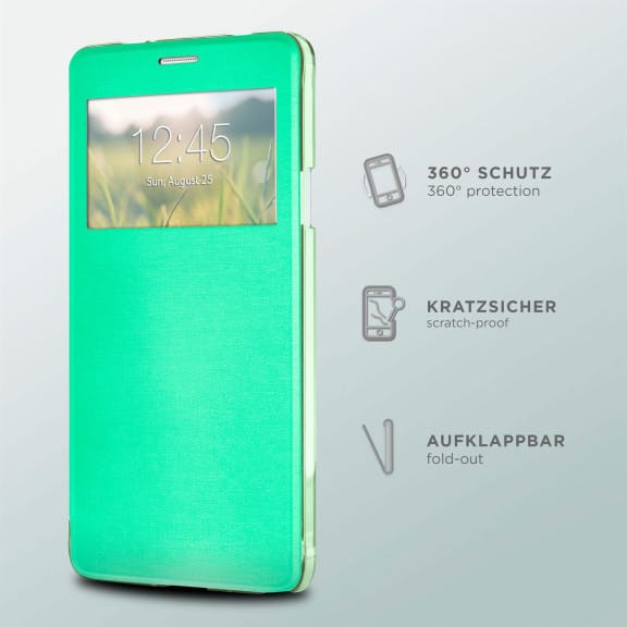 moex Focus Case für Samsung Galaxy Note 4 – Klapphülle mit Sichtfenster – Handytasche mit Rundumschutz – Weiteres Produktbild 2 moex Focus Case für Samsung Galaxy Note 4 – Klapphülle mit Sichtfenster – Handytasche mit Rundumschutz – Weiteres Produktbild 2