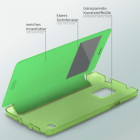 moex Focus Case für Samsung Galaxy Note 4 – Klapphülle mit Sichtfenster – Handytasche mit Rundumschutz – Weiteres Produktbild 4