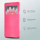 moex Focus Case für Samsung Galaxy Note 4 – Klapphülle mit Sichtfenster – Handytasche mit Rundumschutz – Produktbild 2