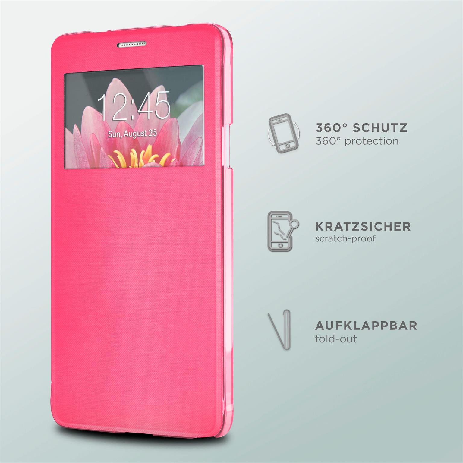 moex Focus Case für Samsung Galaxy Note 4 – Klapphülle mit Sichtfenster – Handytasche mit Rundumschutz – Weiteres Produktbild 2 moex Focus Case für Samsung Galaxy Note 4 – Klapphülle mit Sichtfenster – Handytasche mit Rundumschutz – Weiteres Produktbild 2