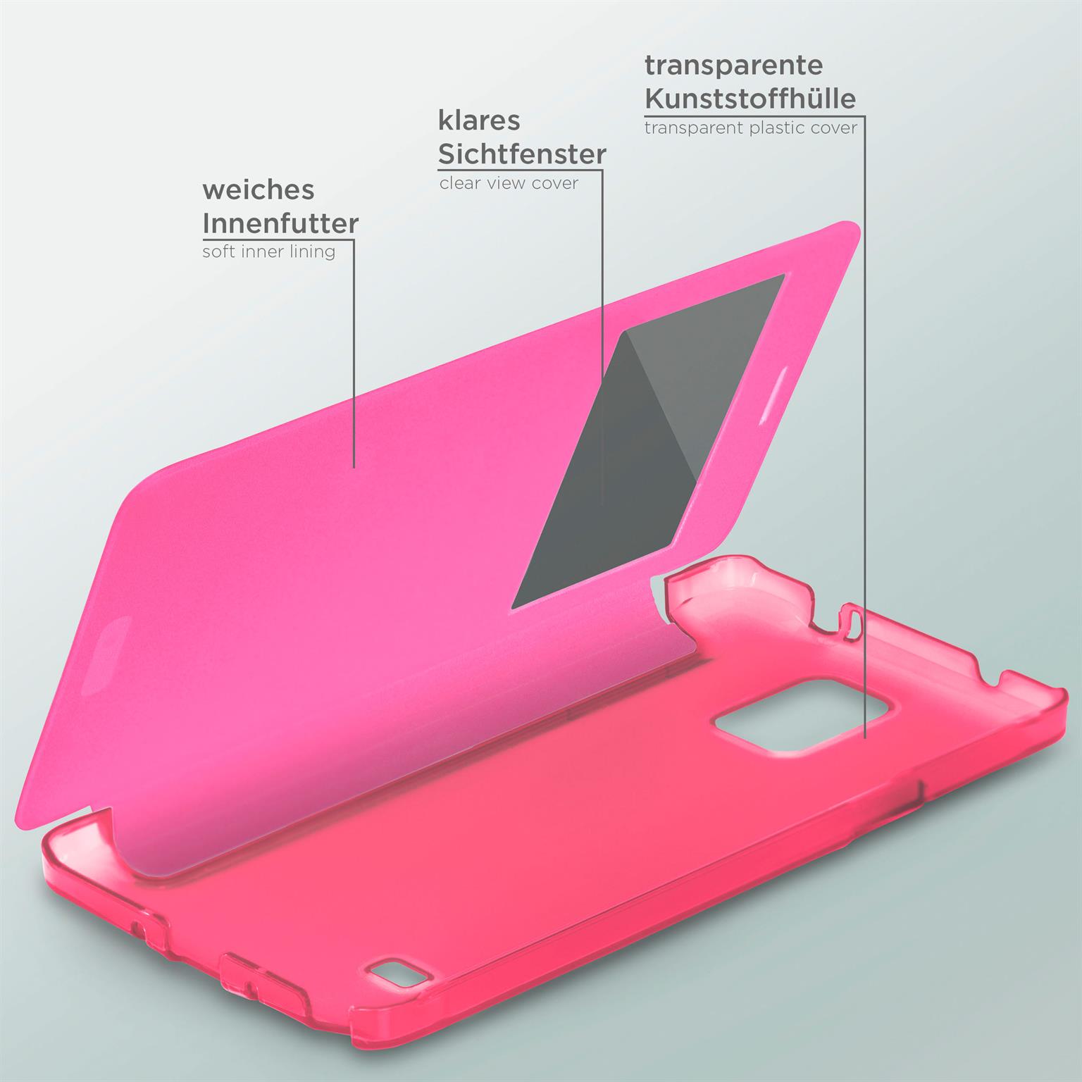 moex Focus Case für Samsung Galaxy Note 4 – Klapphülle mit Sichtfenster – Handytasche mit Rundumschutz – Weiteres Produktbild 4 moex Focus Case für Samsung Galaxy Note 4 – Klapphülle mit Sichtfenster – Handytasche mit Rundumschutz – Weiteres Produktbild 4