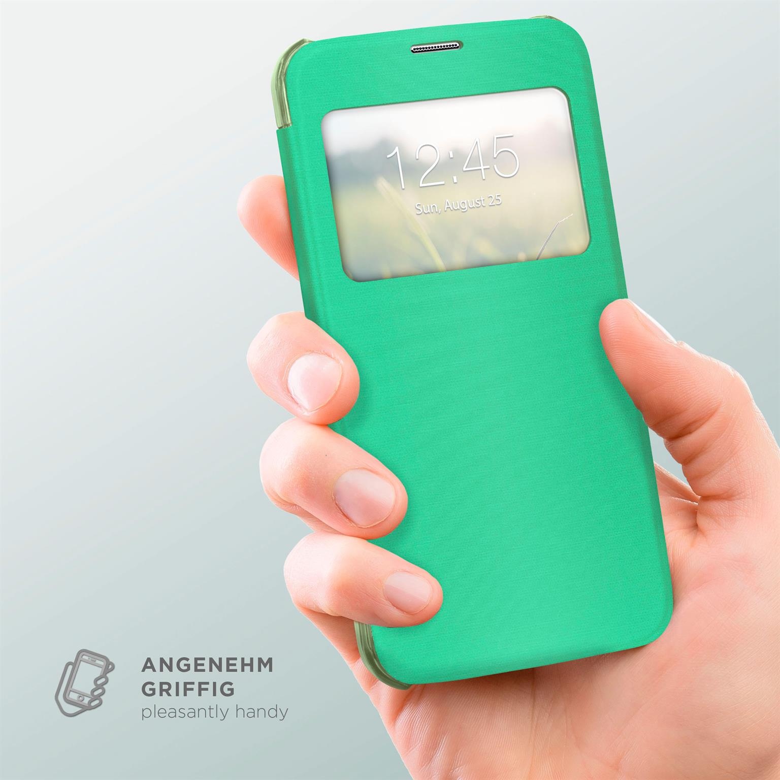 moex Focus Case für Samsung Galaxy S5 Neo – Klapphülle mit Sichtfenster – Handytasche mit Rundumschutz – Weiteres Produktbild 3 moex Focus Case für Samsung Galaxy S5 Neo – Klapphülle mit Sichtfenster – Handytasche mit Rundumschutz – Weiteres Produktbild 3