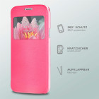 moex Focus Case für Samsung Galaxy S5 Neo – Klapphülle mit Sichtfenster – Handytasche mit Rundumschutz – Weiteres Produktbild 2