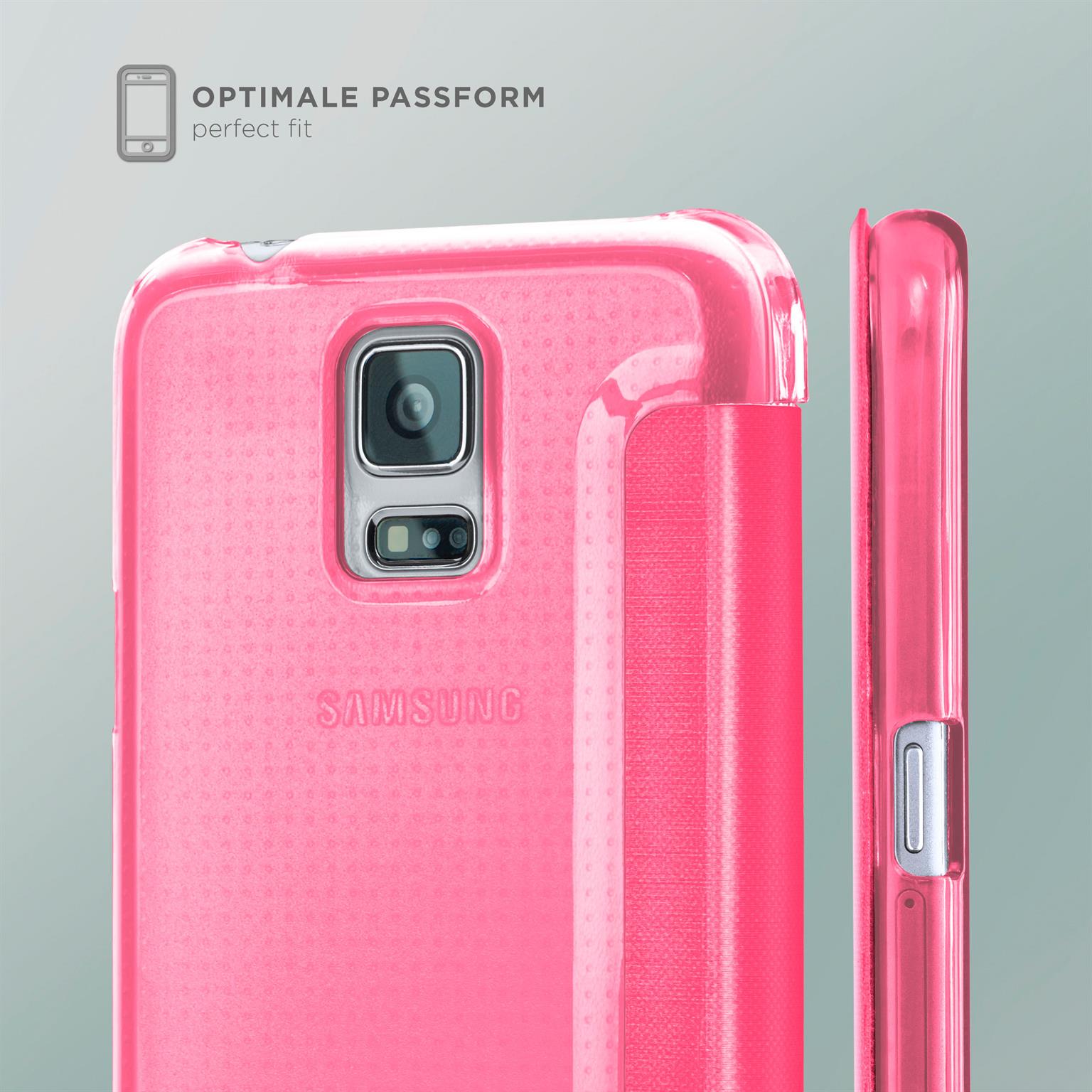 moex Focus Case für Samsung Galaxy S5 Neo – Klapphülle mit Sichtfenster – Handytasche mit Rundumschutz – Weiteres Produktbild 5 moex Focus Case für Samsung Galaxy S5 Neo – Klapphülle mit Sichtfenster – Handytasche mit Rundumschutz – Weiteres Produktbild 5
