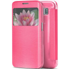 moex Focus Case für Samsung Galaxy S6 Edge – Klapphülle mit Sichtfenster – Handytasche mit Rundumschutz – Weiteres Produktbild 1