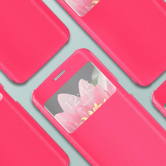 moex Focus Case für Samsung Galaxy S6 Edge – Klapphülle mit Sichtfenster – Handytasche mit Rundumschutz – Weiteres Produktbild 6