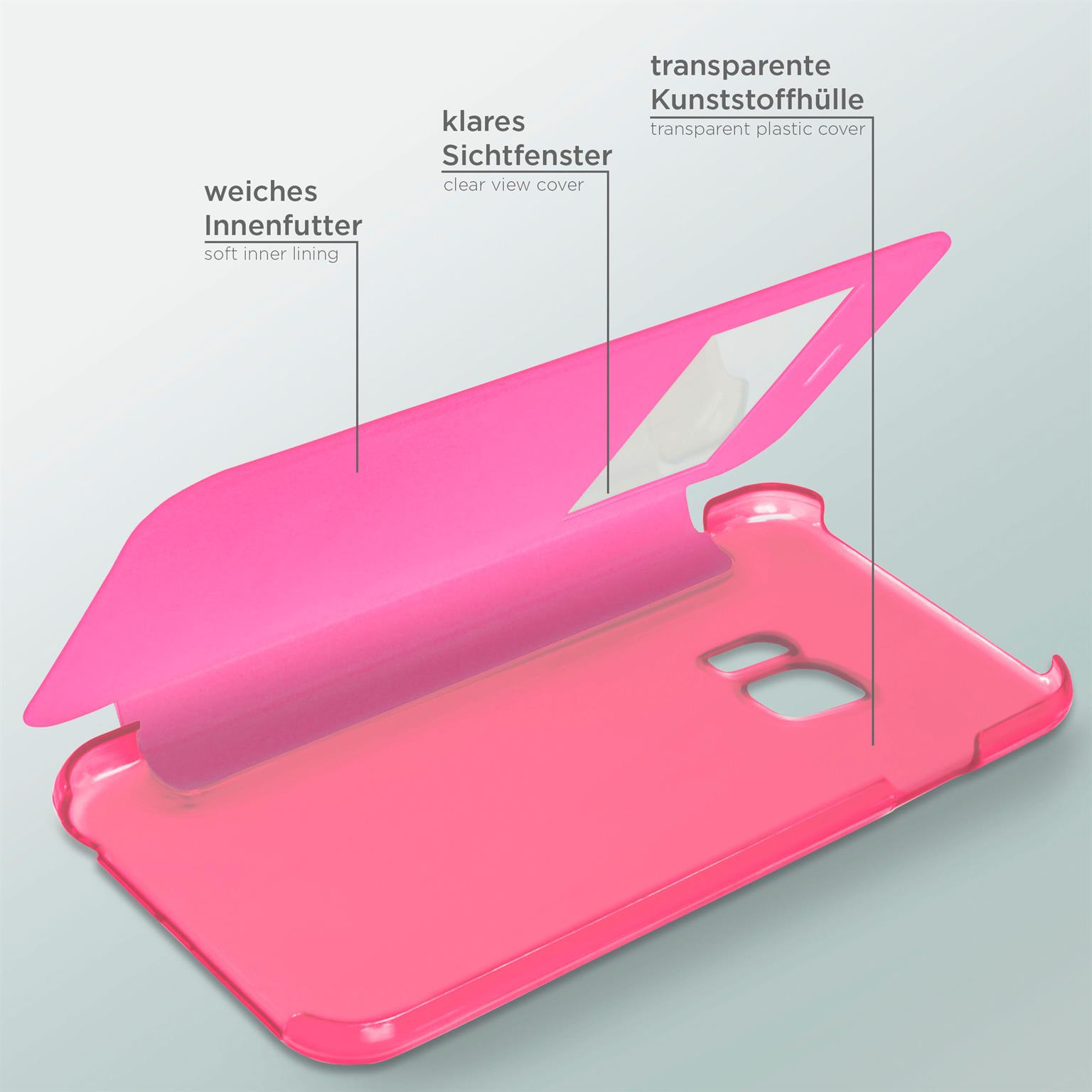 moex Focus Case für Samsung Galaxy S7 – Klapphülle mit Sichtfenster – Handytasche mit Rundumschutz – Weiteres Produktbild 3
