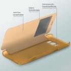 moex Focus Case für Samsung Galaxy S8 Plus – Klapphülle mit Sichtfenster – Handytasche mit Rundumschutz – Produktbild 4