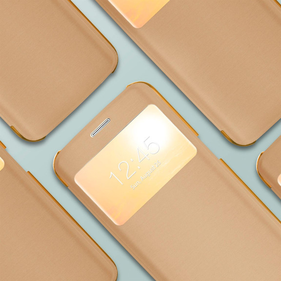 moex Focus Case für Samsung Galaxy S8 Plus – Klapphülle mit Sichtfenster – Handytasche mit Rundumschutz – Weiteres Produktbild 6